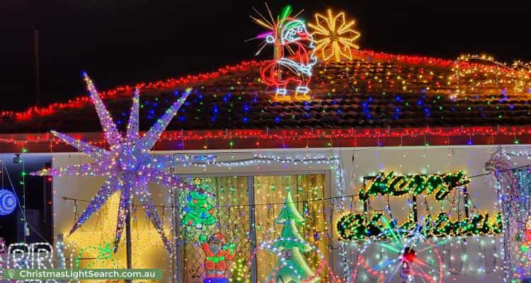 Christmas Light display at 79 Hanworth Street, Balcatta