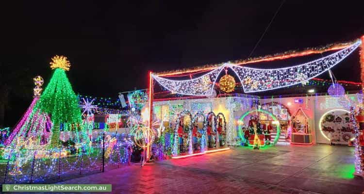Christmas Light display at 79 Hanworth Street, Balcatta