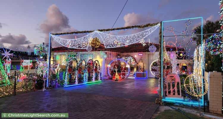Christmas Light display at 79 Hanworth Street, Balcatta