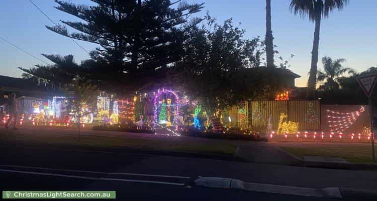 Christmas Light display at 47 Betula Avenue, Bundoora