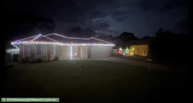 Christmas Light display at 35 Curlew Drive, Capel Sound