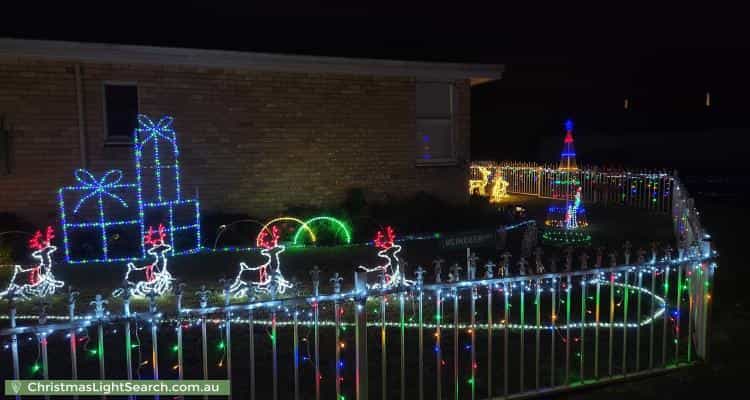 Christmas Light display at 1 Biralee Crescent, Beacon Hill