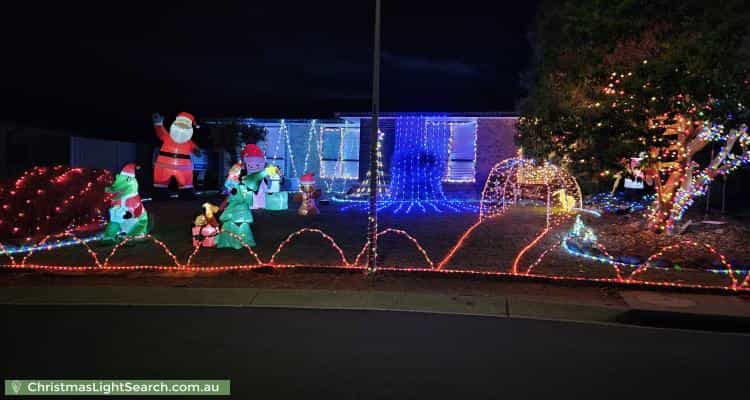 Christmas Light display at 29 Benson Crescent, Calwell