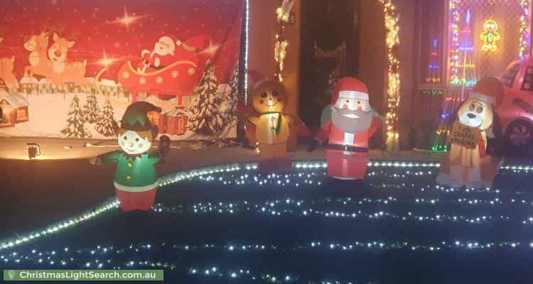 Christmas Light display at 36 Central Green Drive, Narangba