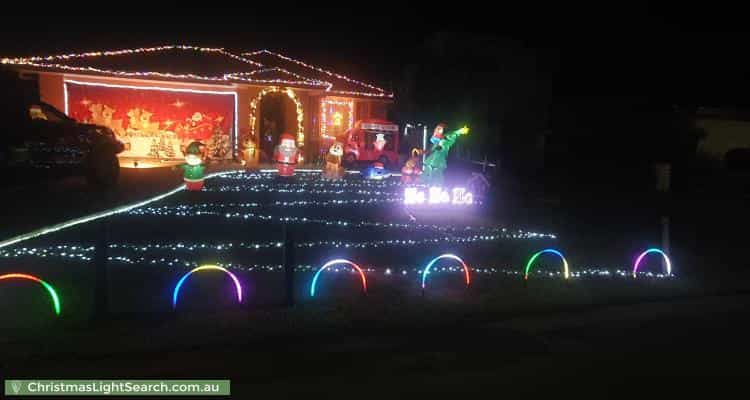 Christmas Light display at 36 Central Green Drive, Narangba