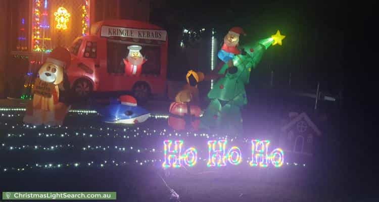 Christmas Light display at 36 Central Green Drive, Narangba