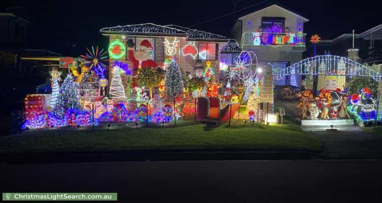 Christmas Light display at 5 Dickson Avenue, Mount Warrigal