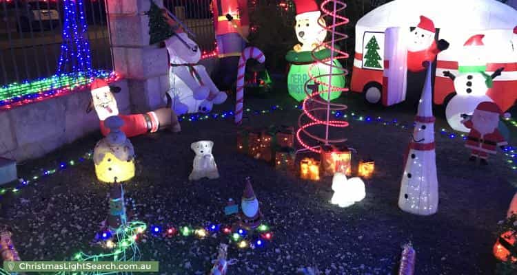 Christmas Light display at 31 Bindoon Loop, Huntingdale