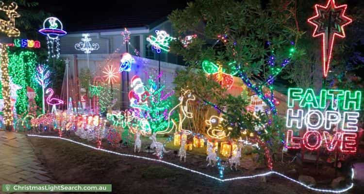 Christmas Light display at 101 Kempsie Road, Upper Mount Gravatt
