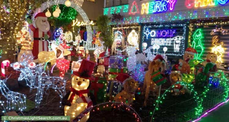 Christmas Light display at 101 Kempsie Road, Upper Mount Gravatt