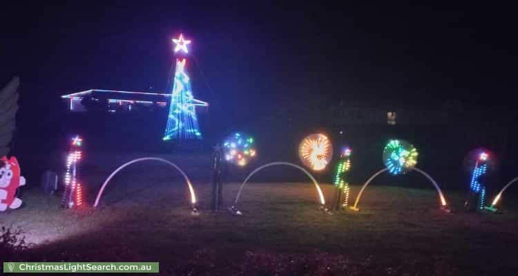 Christmas Light display at 119-121 Myrtle Road, Jimboomba