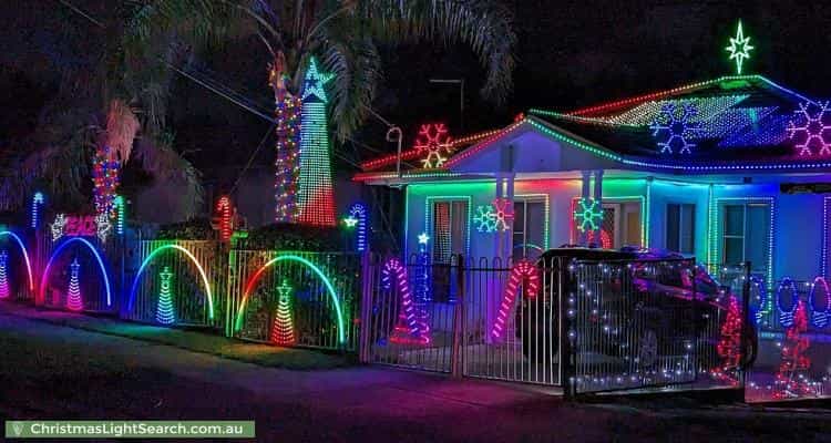 Christmas Light display at 10 Morton Road, Lalor Park