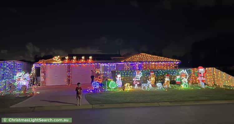 Christmas Light display at 83 Sophy Crescent, Bracken Ridge