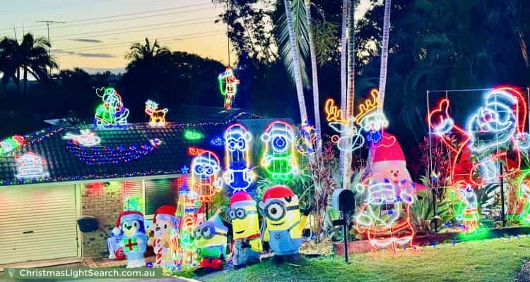 Christmas Light display at 30 Sambit Street, Tanah Merah