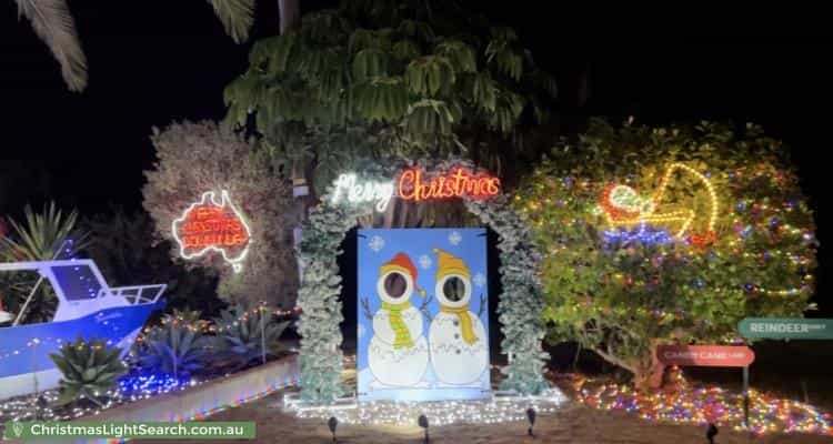Christmas Light display at 10 Topeka Place, Wanneroo