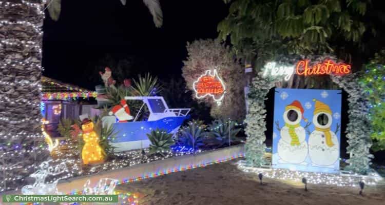 Christmas Light display at 10 Topeka Place, Wanneroo