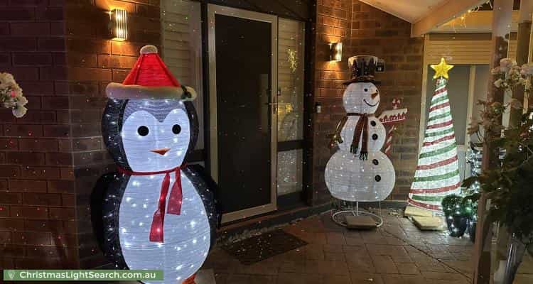 Christmas Light display at 14 Polar Court, Greenwith