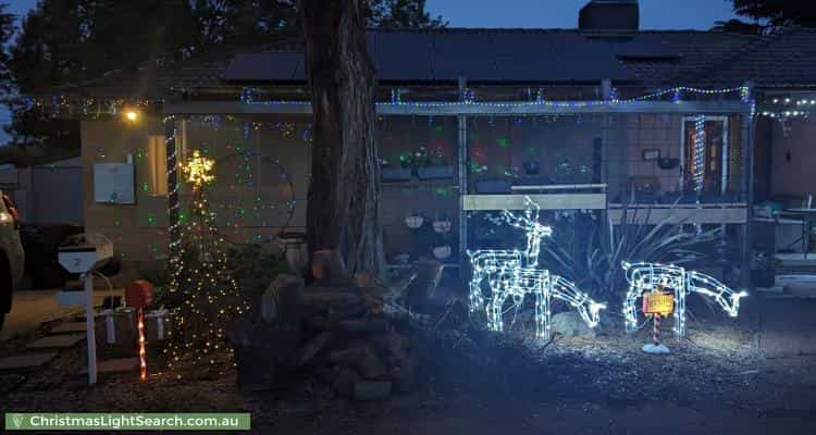 Christmas Light display at 2 Drysdale Circuit, Kambah