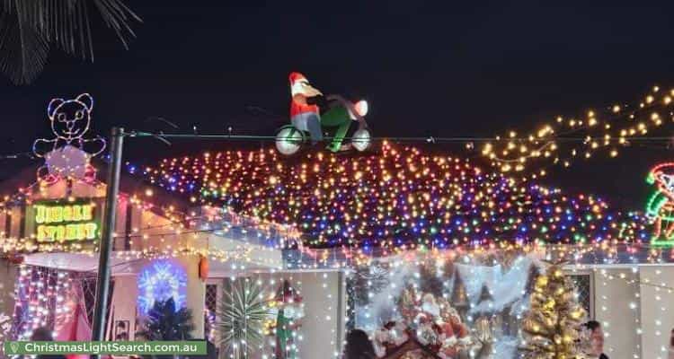 Christmas Light display at 20 Adrian Street, Caboolture