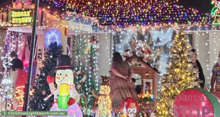 Christmas Light display at 20 Adrian Street, Caboolture