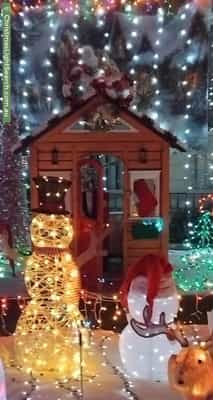 Christmas Light display at 20 Adrian Street, Caboolture