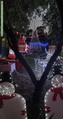 Christmas Light display at 279 Canning Road, Walliston