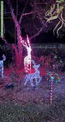 Christmas Light display at 279 Canning Road, Walliston