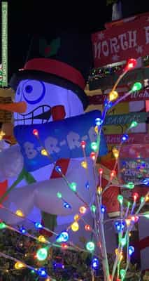 Christmas Light display at 86 Bethany Road, Hoppers Crossing
