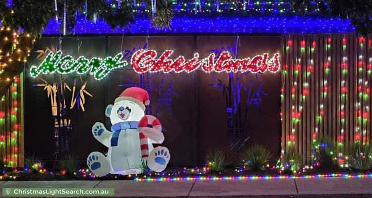 Christmas Light display at 27 Liz ONeill Street, Casey