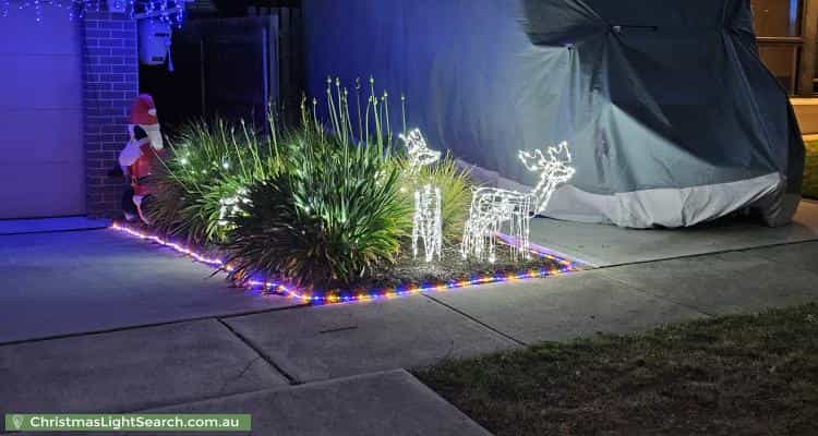 Christmas Light display at 27 Liz ONeill Street, Casey