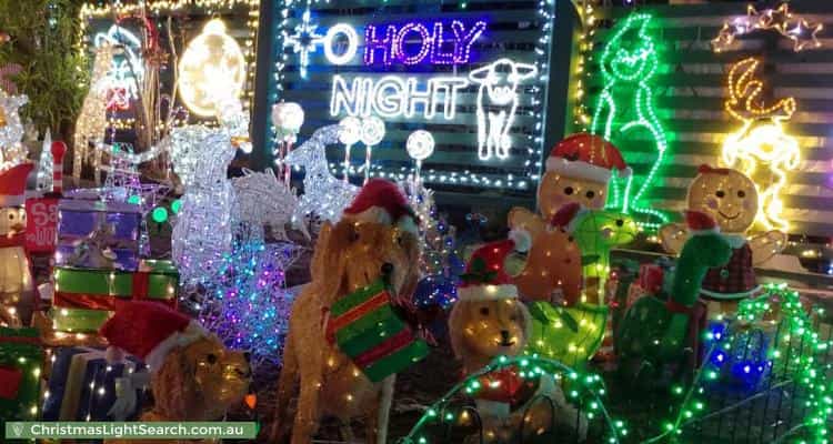 Christmas Light display at 101 Kempsie Road, Upper Mount Gravatt