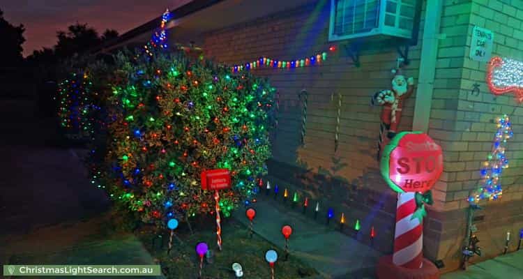 Christmas Light display at 75 Daws Road, Clovelly Park