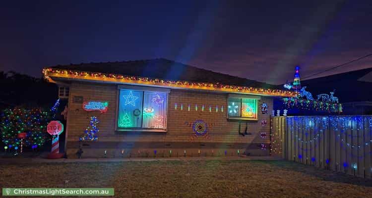 Christmas Light display at 75 Daws Road, Clovelly Park