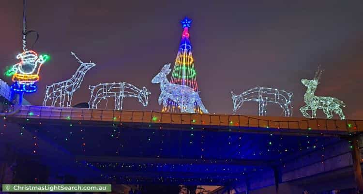 Christmas Light display at 75 Daws Road, Clovelly Park