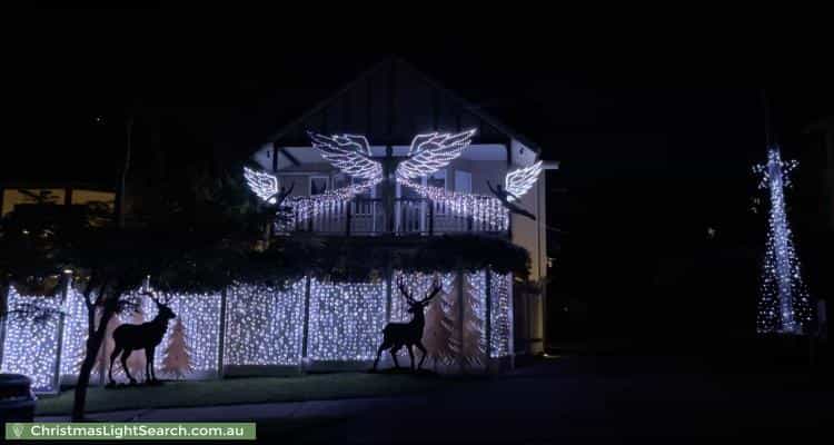 Christmas Light display at 8 Gilrey Street, Toowong