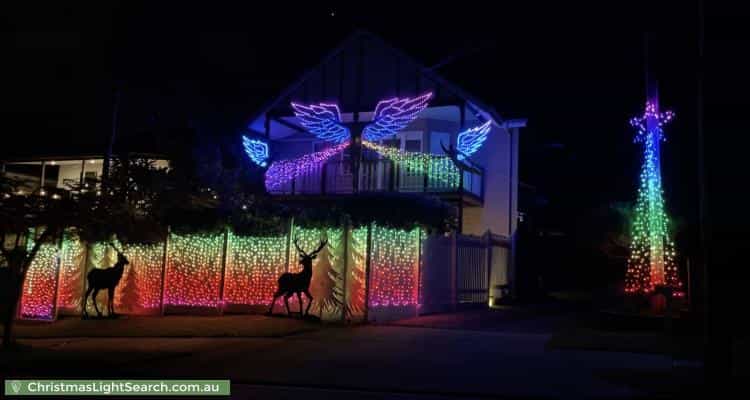 Christmas Light display at 8 Gilrey Street, Toowong