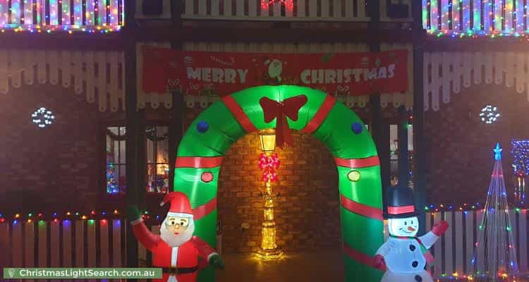 Christmas Light display at 493 Underwood Road, Rochedale South