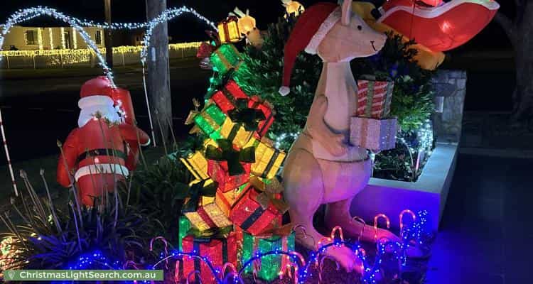 Christmas Light display at 17 Stephenson Street, Birrong