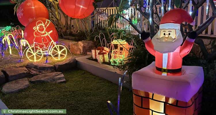 Christmas Light display at 17 Stephenson Street, Birrong