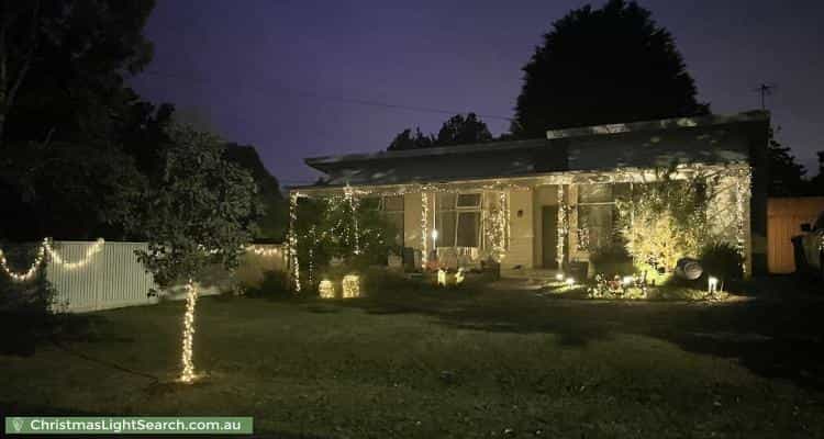 Christmas Light display at 16 Burlock Avenue, Ringwood North