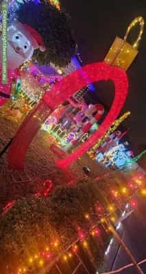Christmas Light display at 37 Flinders Street, Keilor Park