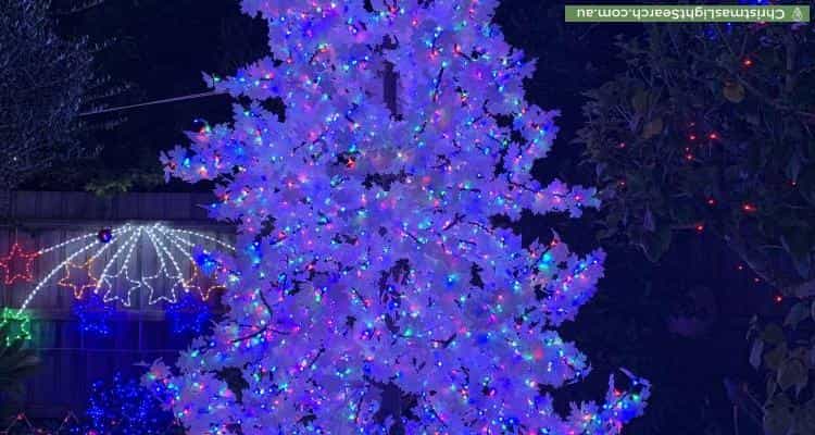Christmas Light display at 225 Centre Dandenong Road, Cheltenham