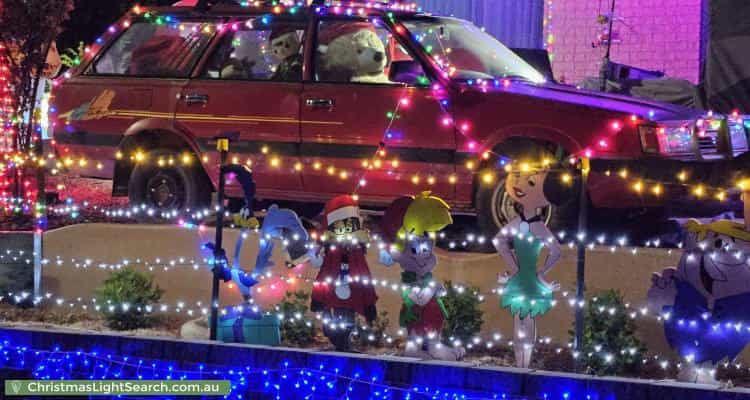 Christmas Light display at 233 Newman-Morris Circuit, Oxley