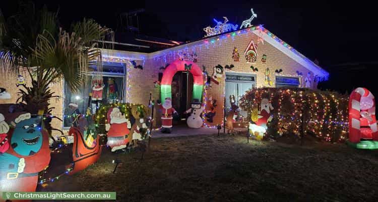 Christmas Light display at 233 Newman-Morris Circuit, Oxley