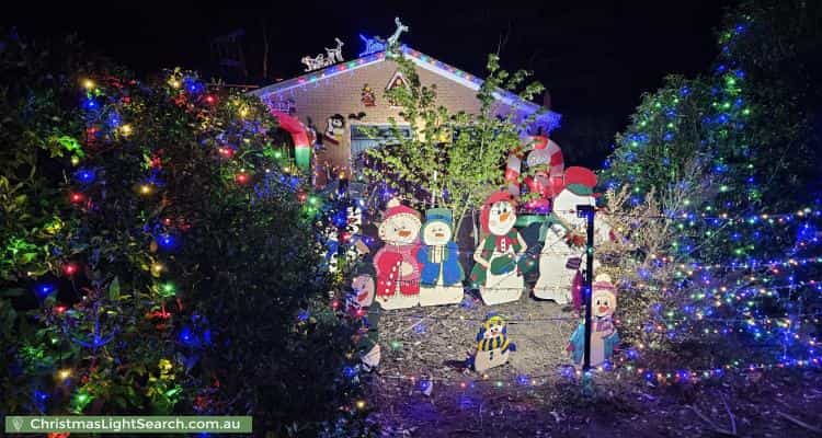 Christmas Light display at 233 Newman-Morris Circuit, Oxley