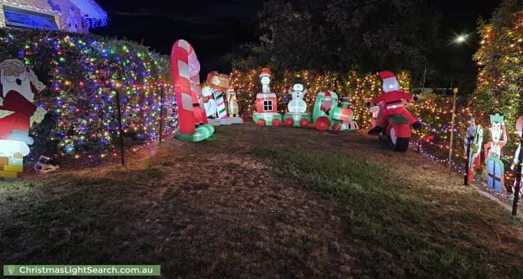 Christmas Light display at 233 Newman-Morris Circuit, Oxley