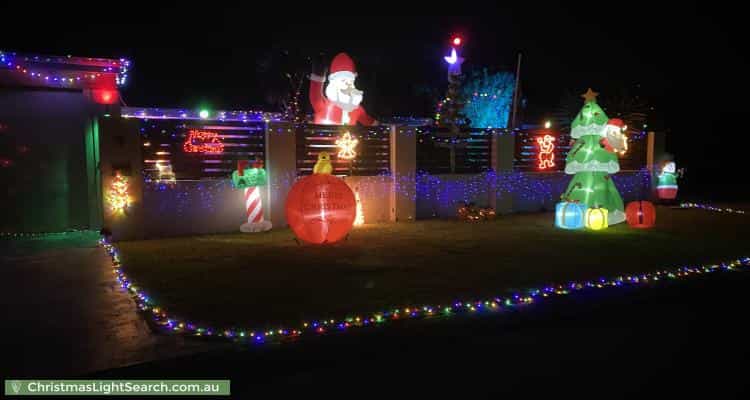 Christmas Light display at 9 Glenside Crescent, Craigie