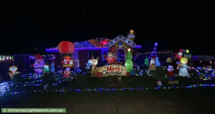 Christmas Light display at 1 Jones Drive, Sebastopol