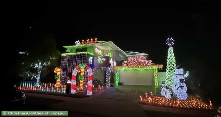 Christmas Light display at 6 Kirkwood Crescent, Colebee