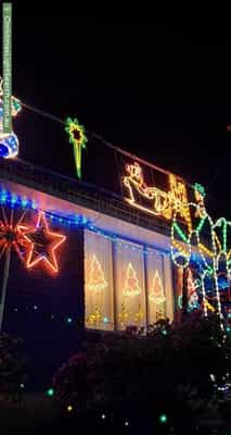 Christmas Light display at 7 Tandy Street, Aberfoyle Park